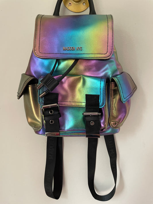 Madden NYC Oil Slick Mini Backpack