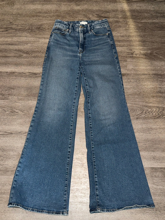 4/27 Good American Good Waist Palazzo Jeans