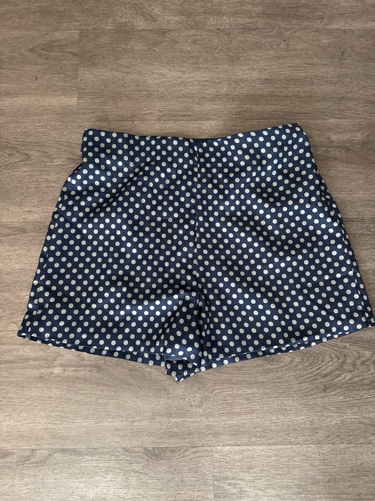 L NWT Navy + Dots Shorts
