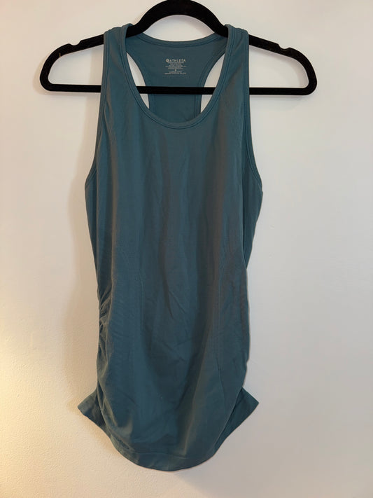 S Athleta Green Racer Back Stretchy Tank