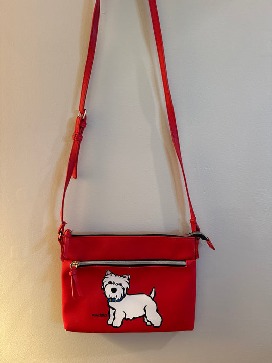 Marc Tetro Westie Double Zip Purse