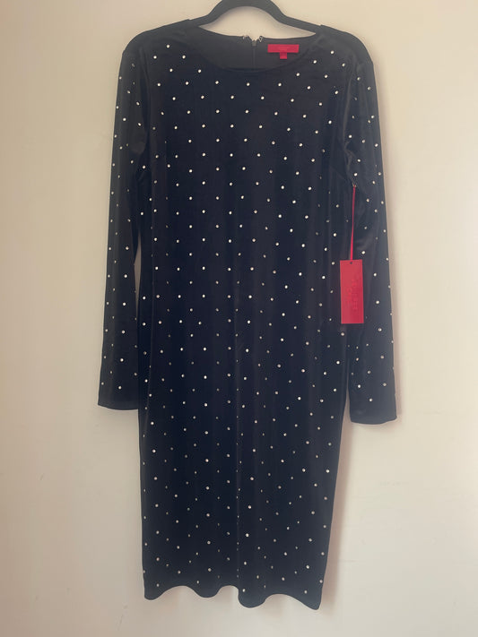 L NWT Jennifer Lopez Velour + Rhinestone Dress
