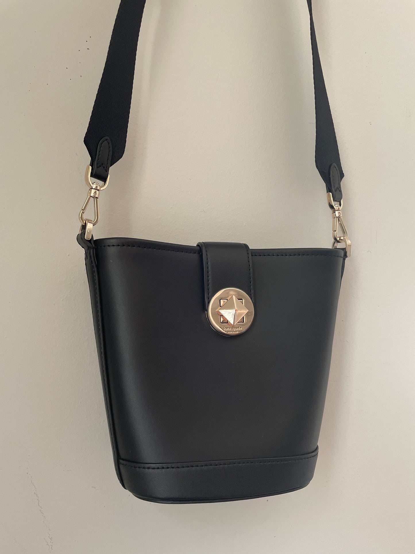 Kate Spade Black Audrey Mini Bucket Bag