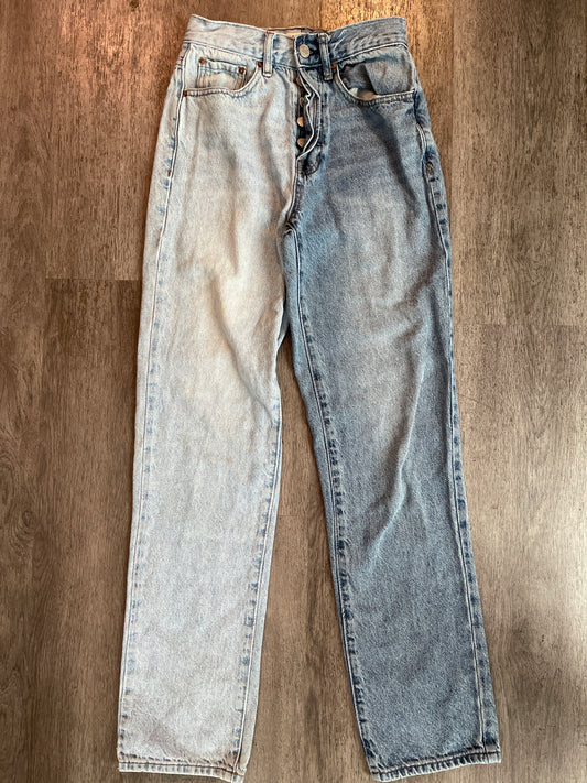 23 Pacsun Two Tone Dad Jean