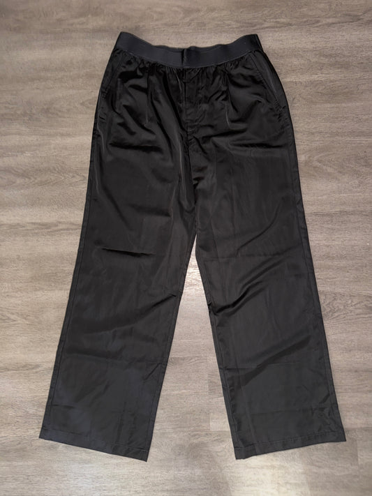 L NWT Victoria Secret Black Satin Trousers
