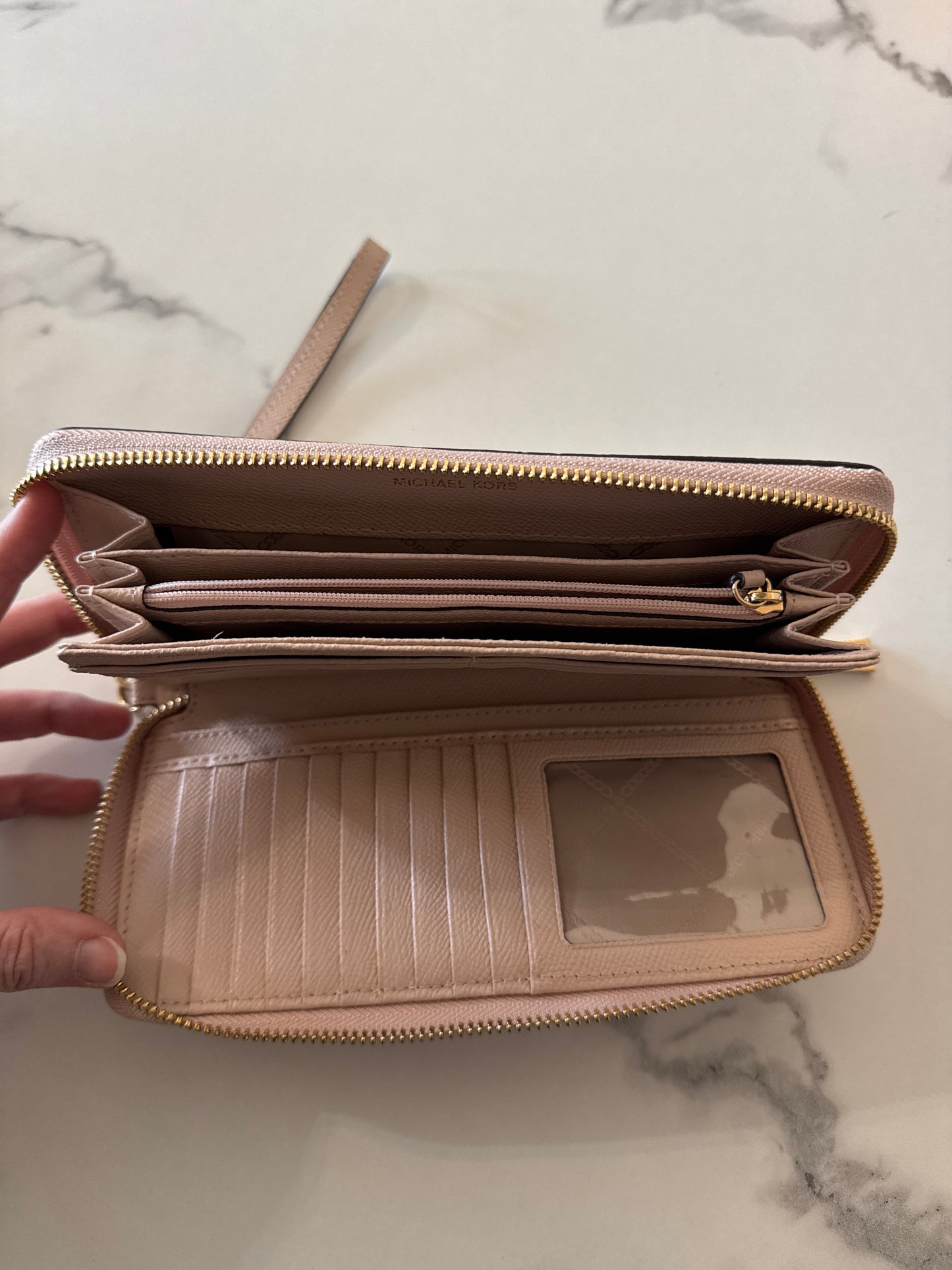 Michael Kors Pale Pink Wristlet Wallet