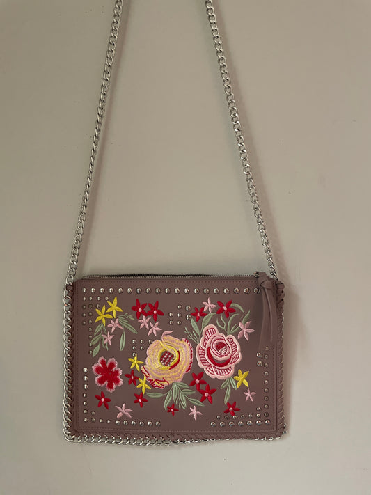 Urban Expressions Floral + Studded Crossbody