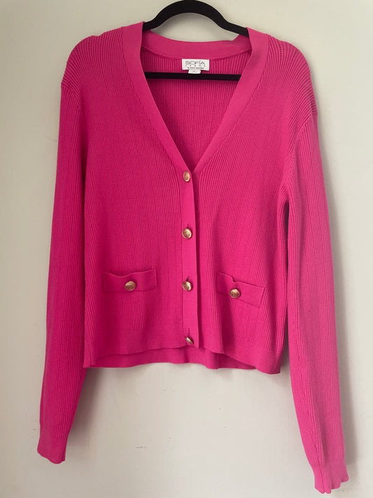 Xl Sofia Vergara Pink Cardigan