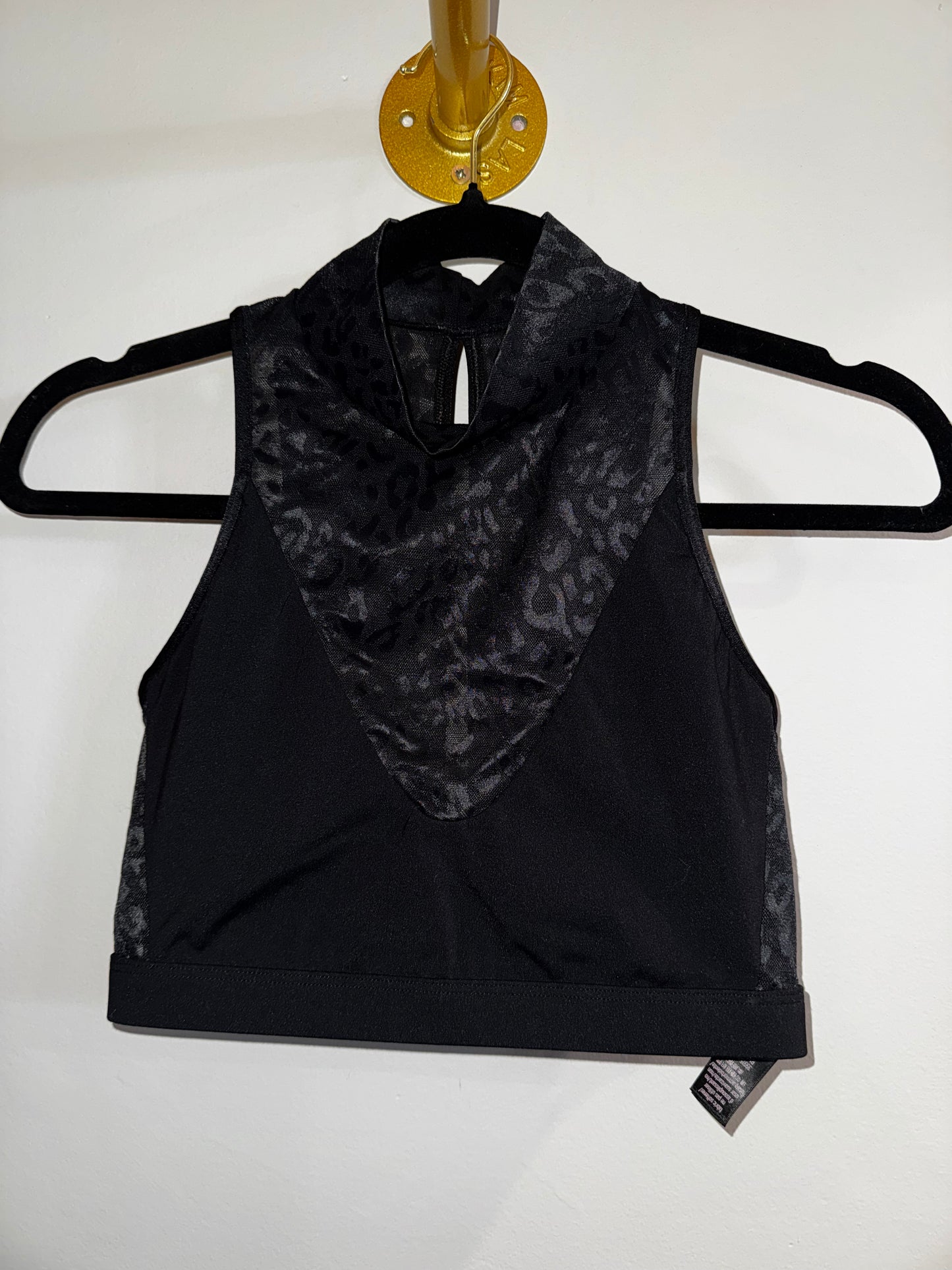 S Victoria’s Secret black leopard mesh set