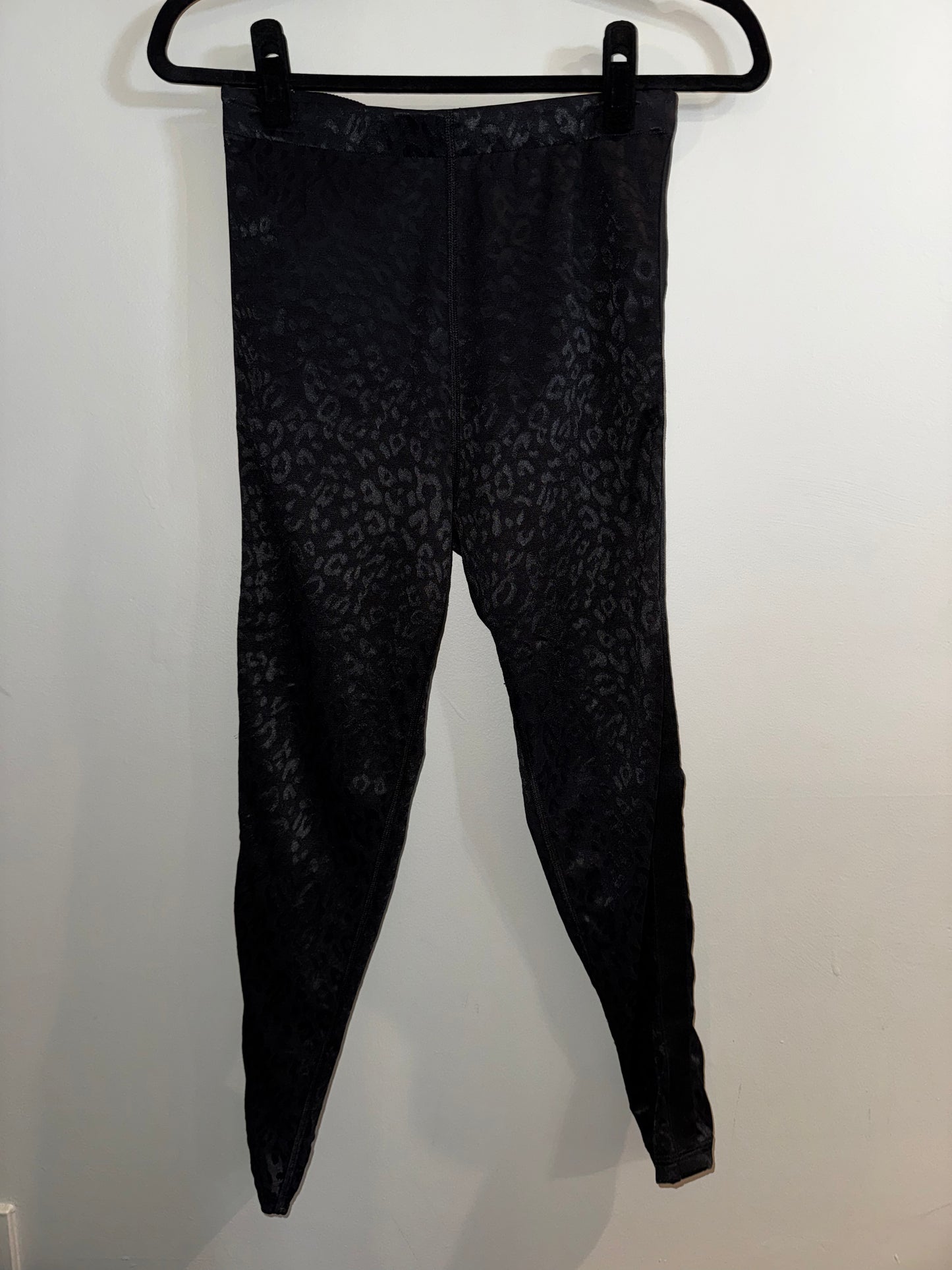 S Victoria’s Secret black leopard mesh set