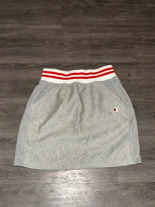 M Champion Women's Reverse Weave Yarn Dye Stripe Skirt